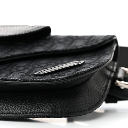 Christian Dior Oblique Saddle Messenger Pouch Black 10 of 10