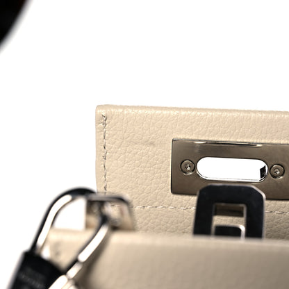Gucci Grainy Calfskin Small Zumi Top Handle Bag Mystic White 13 of 13