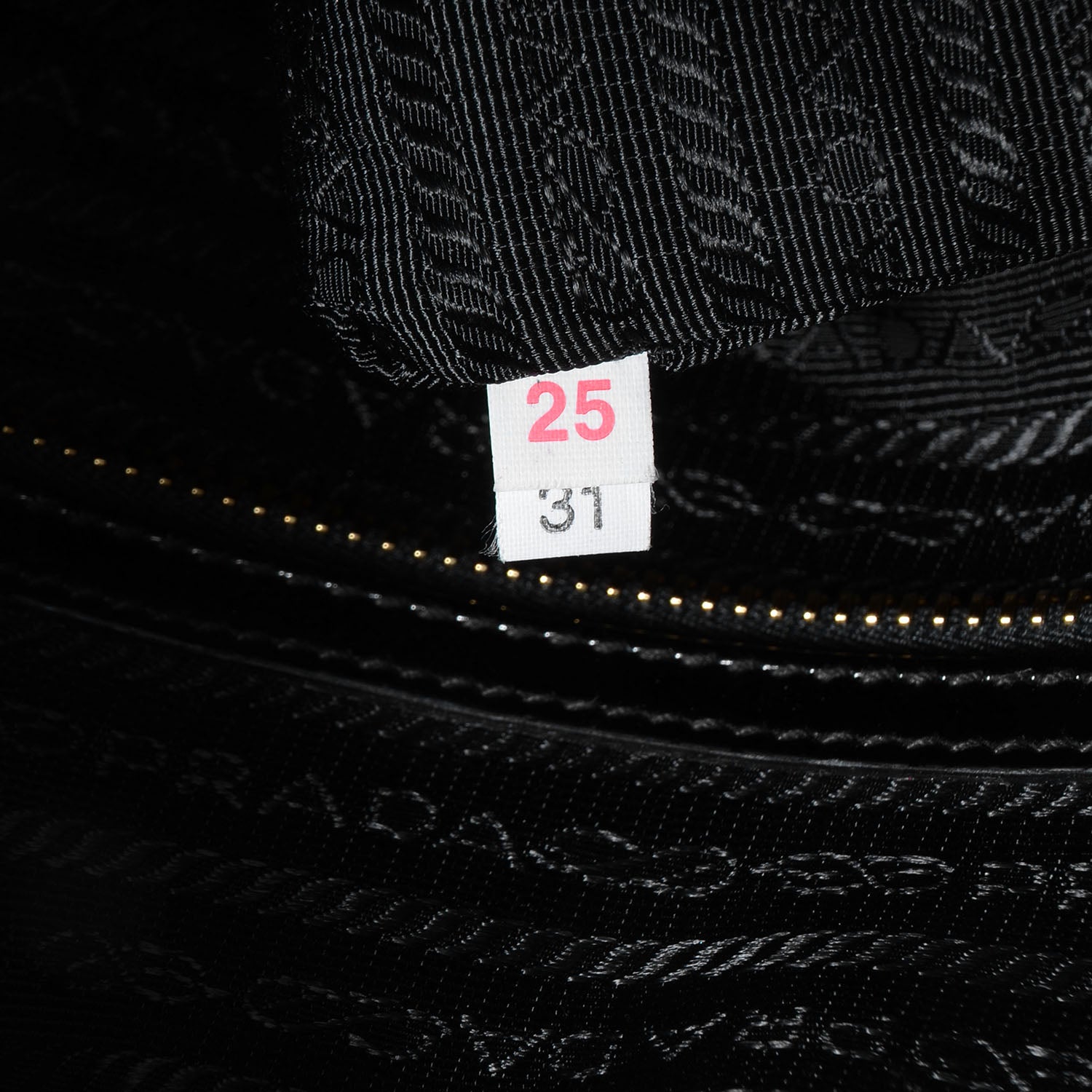 Prada Vernice Naplak Zipper Bowler Tote Black 7 of 11