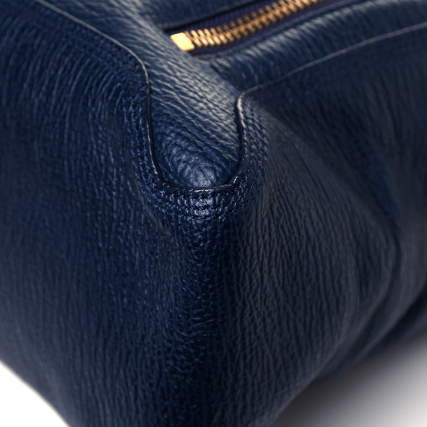 Textured Calfskin Large Pashli Satchel Ink