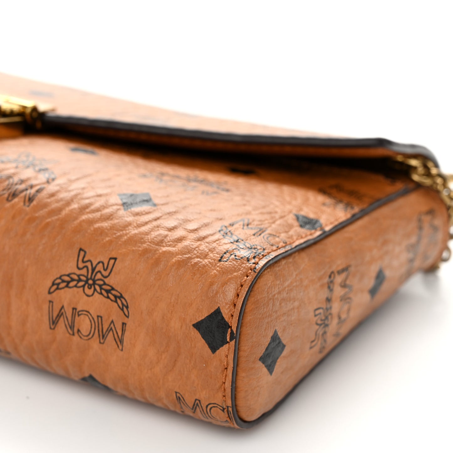 Visetos Millie Wallet On Chain Cognac