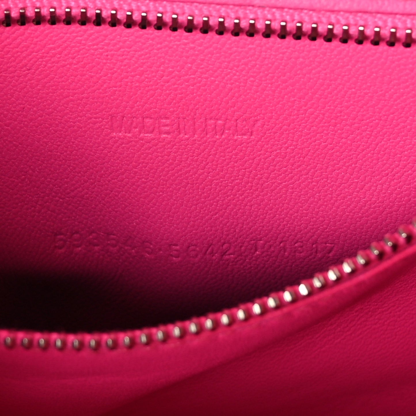 Shiny Box Calfskin Small Hourglass Top Handle Bag Hot Pink
