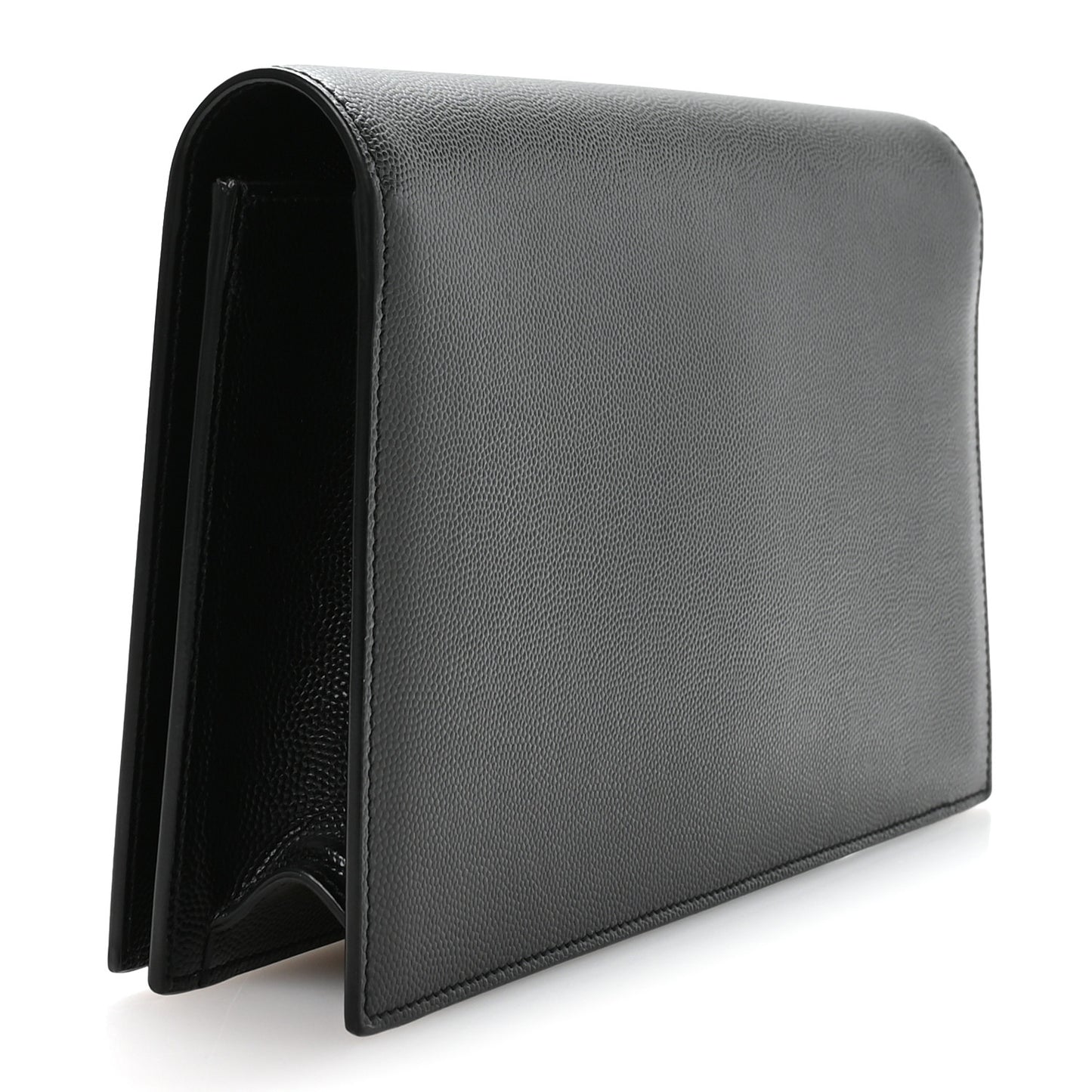 Grain De Poudre Classic Monogram Kate Clutch Black