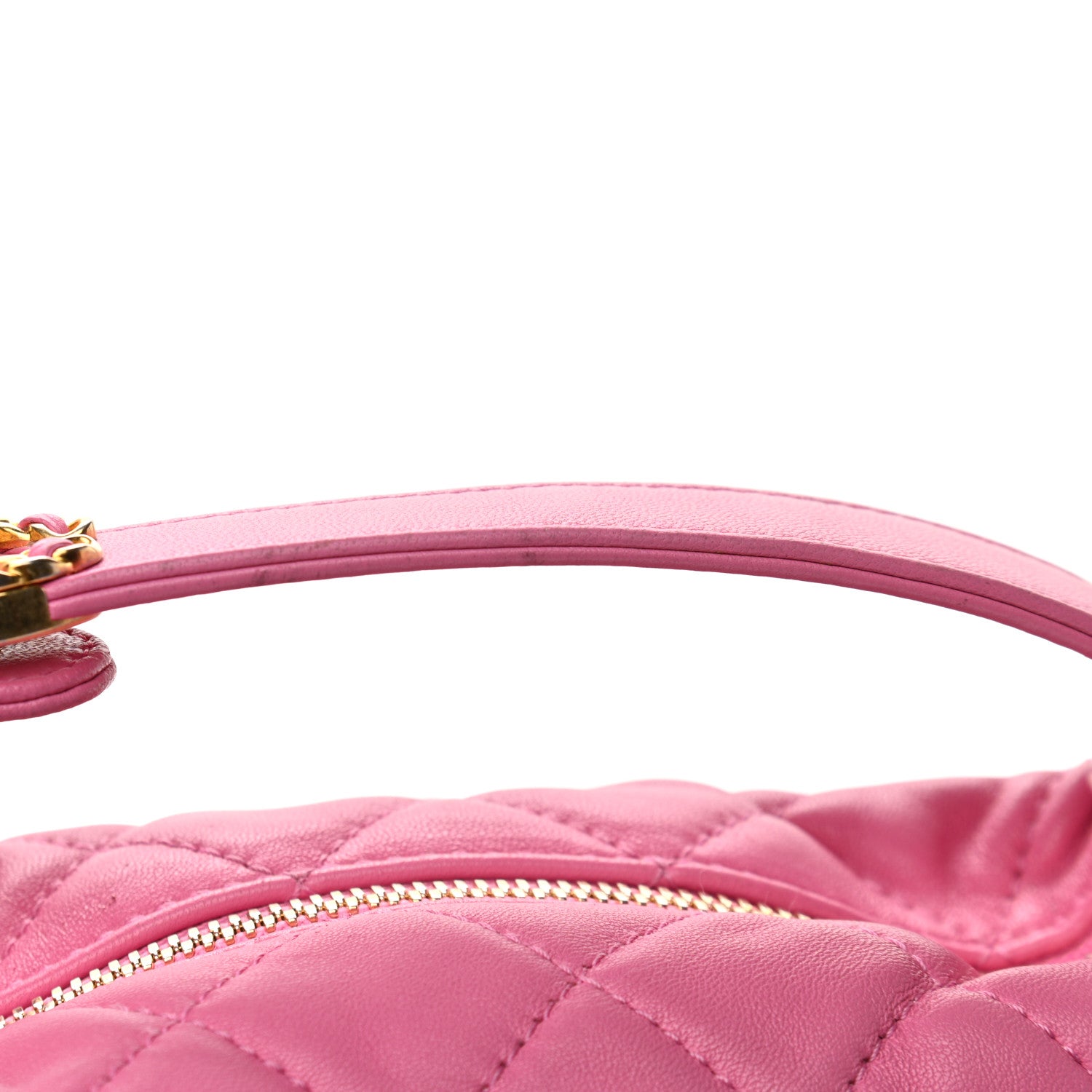 Chanel Lambskin Quilted Small Perfect Meeting Hobo Pink 12 of 12