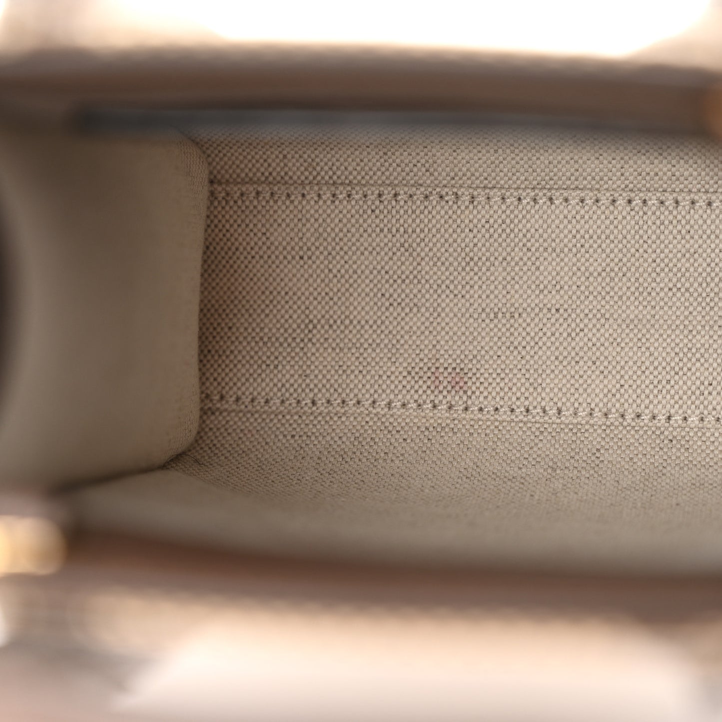 Monogram Jumbo GG Textured Dollar Calfskin Web Mini Vertical Tote Camel Ebony New Acero