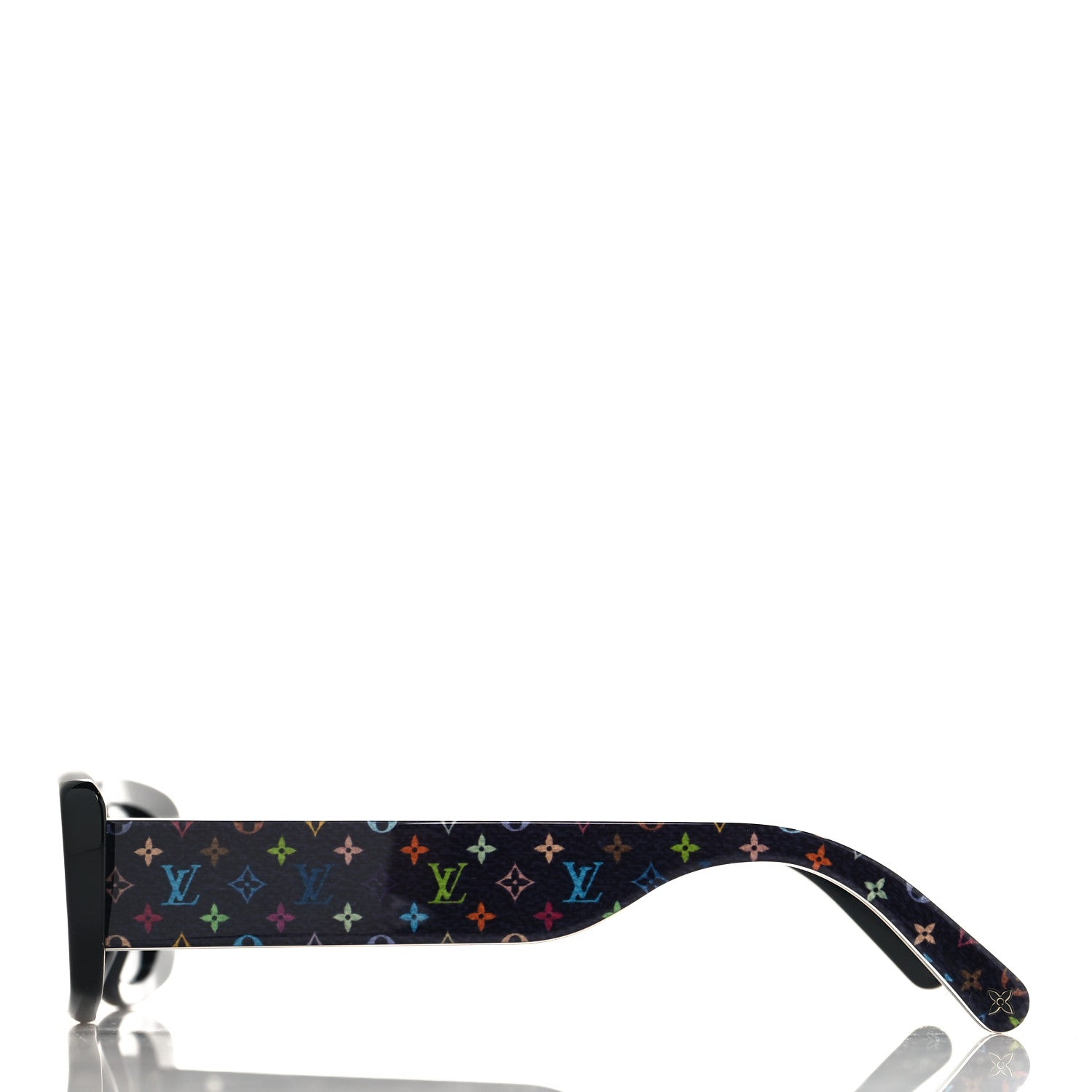 Louis Vuitton LV X TM Acetate Monogram Multicolor Sunglasses Z2709W Black 3 of 7