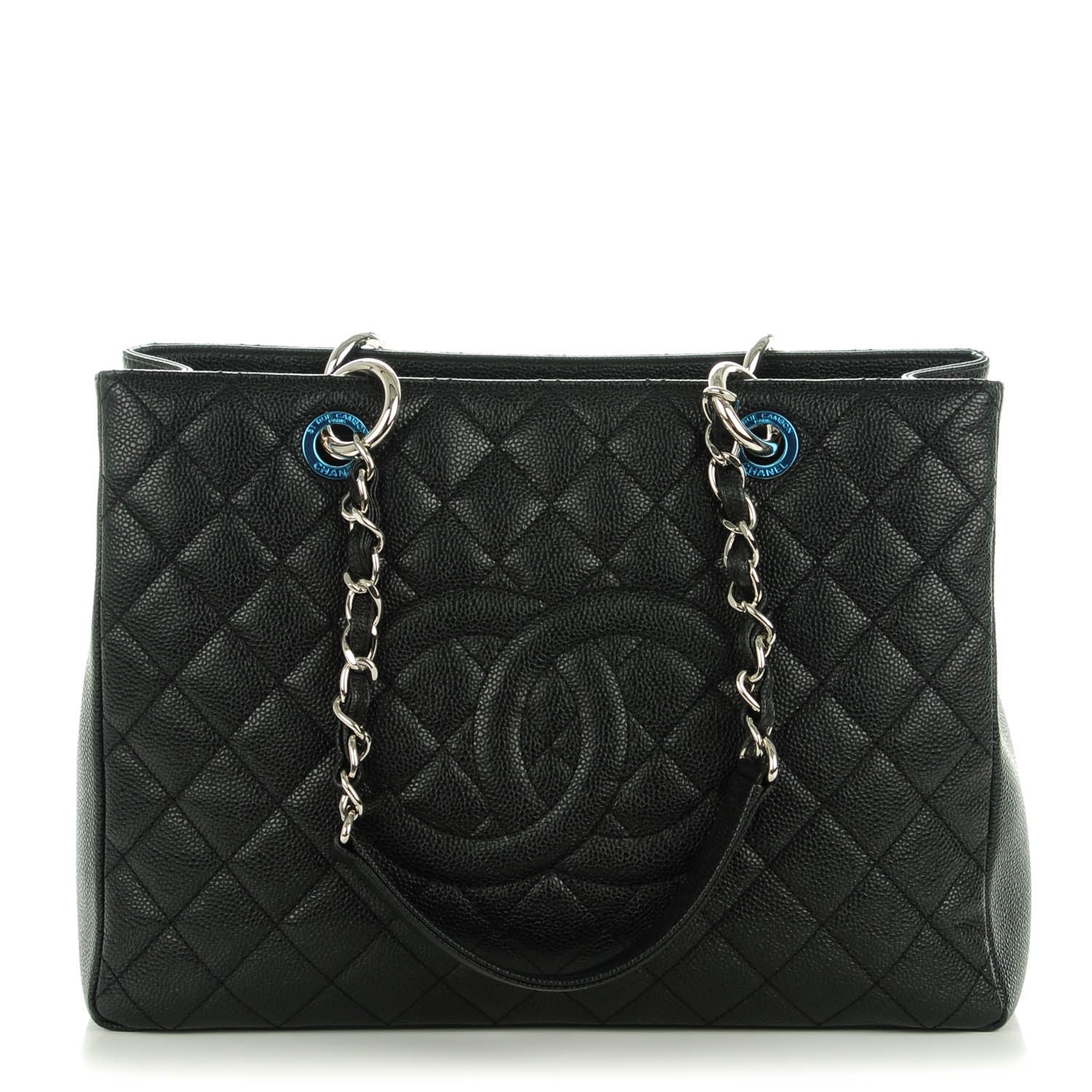 Chanel Caviar Quilted Grand Shopping Tote GST Black 1 of 7