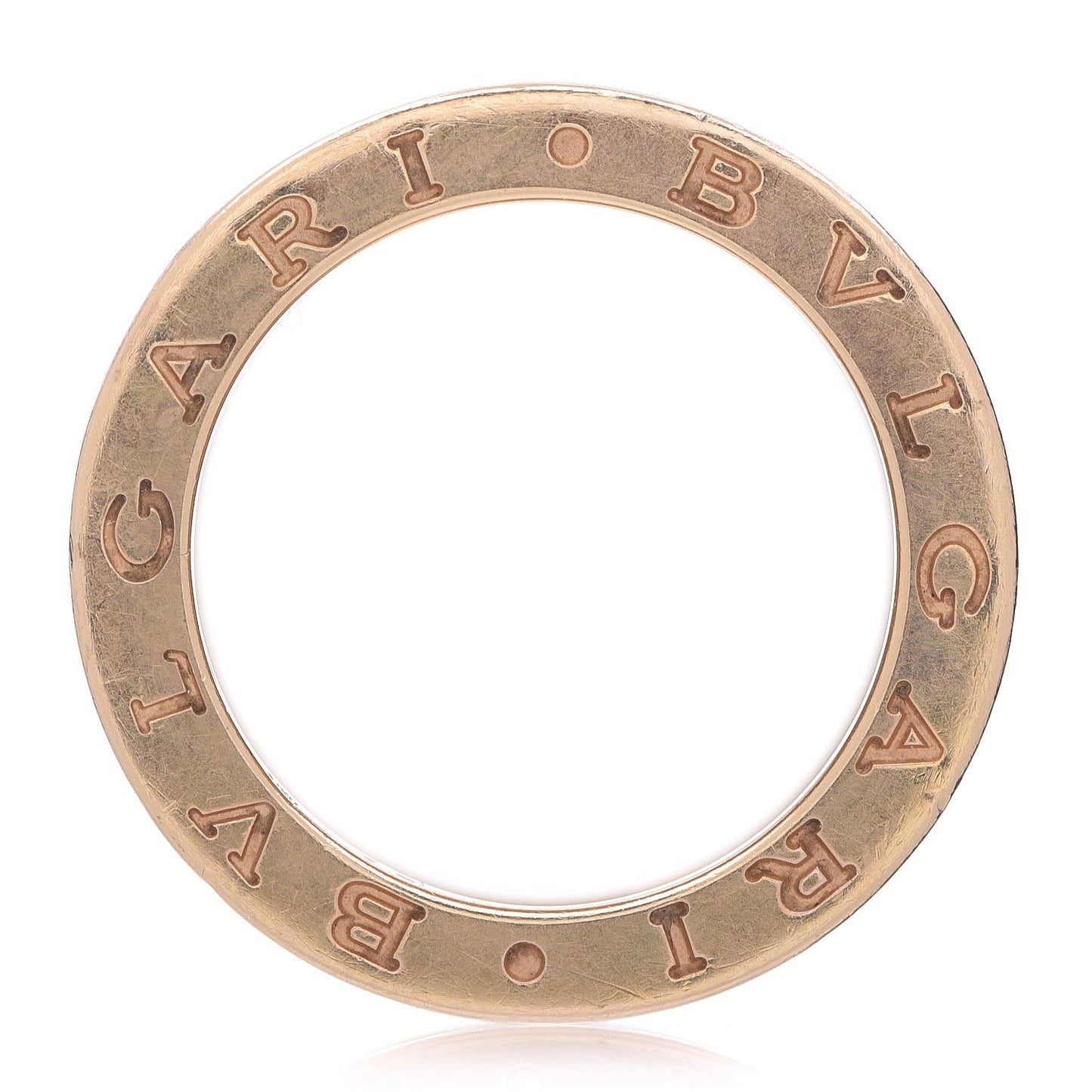 18K Yellow Gold Diamond B.Zero1 Four-Band Pave Ring 52 6