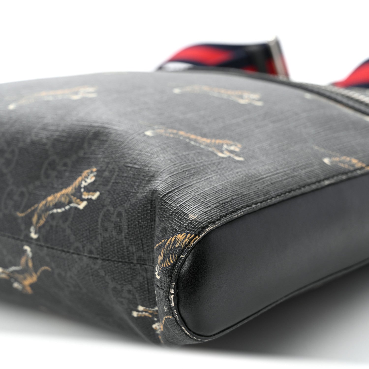 Gucci GG Supreme Monogram Tigers Web Messenger Bag Black Multicolor 10 of 10