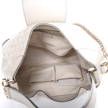 Gucci Guccissima Signature Medium Emily Hobo Mystic White 6 of 8