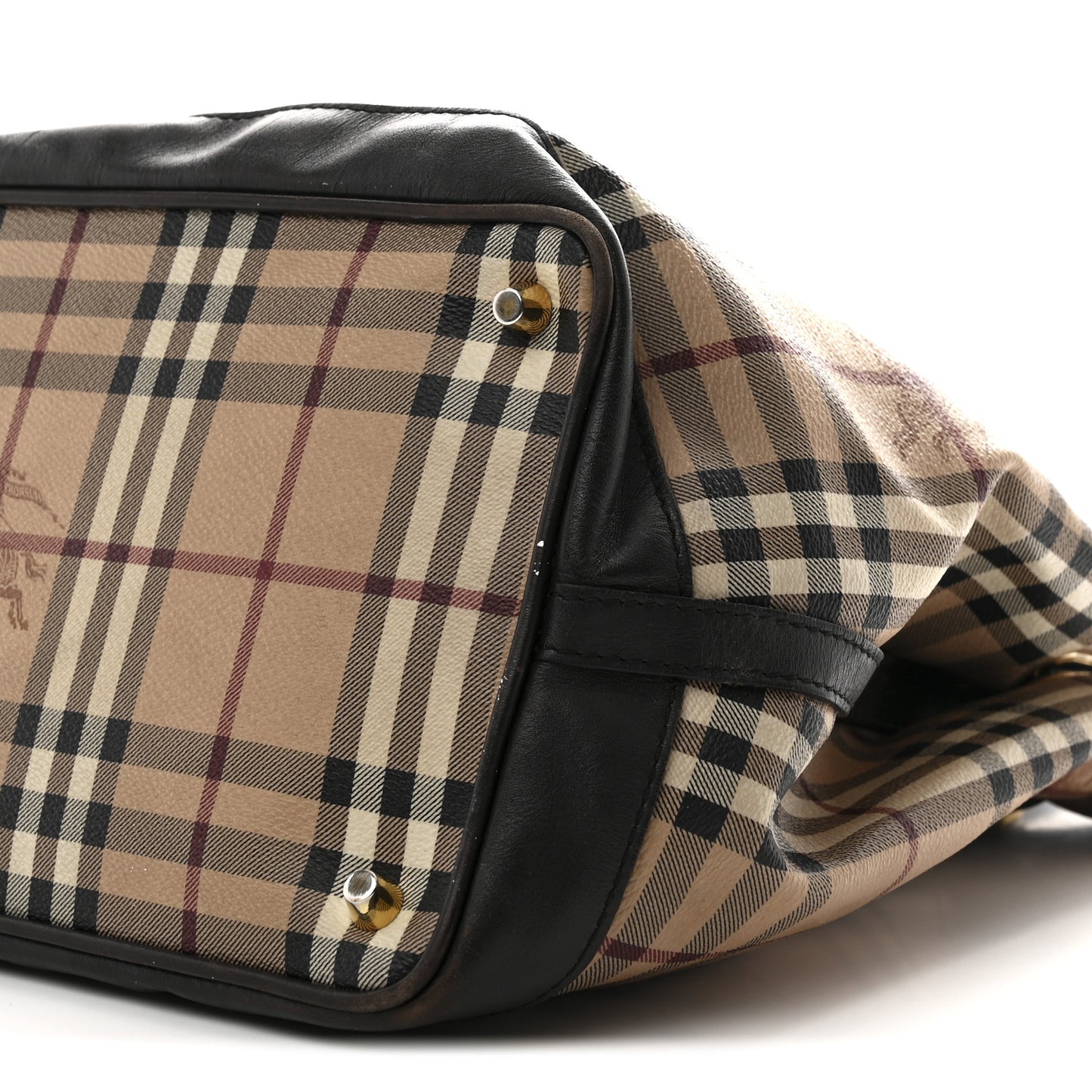Haymarket Check Medium Golderton Tote Chocolate