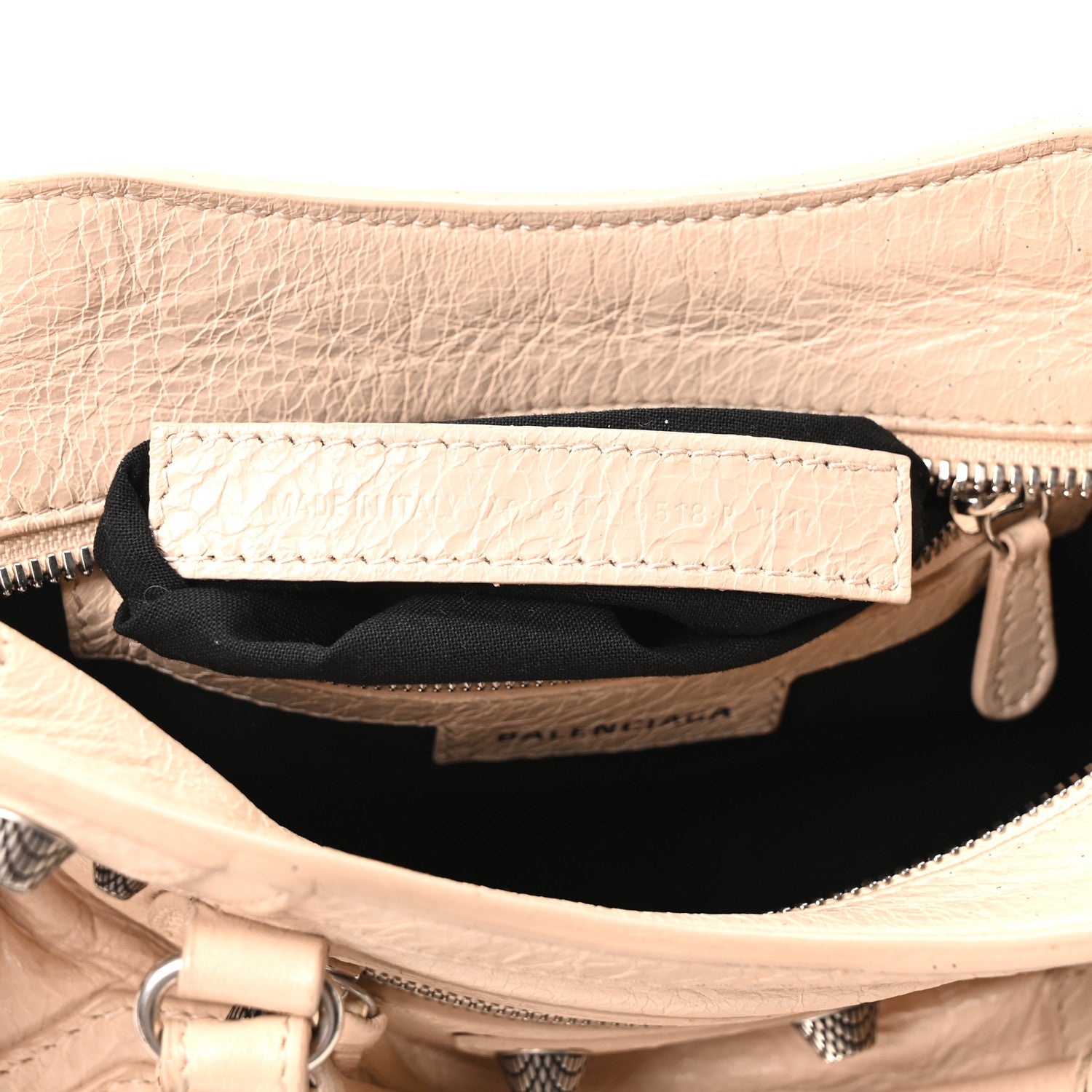 Balenciaga Agneau Arena Neo Cagole Handbag XS Sand Beige 1835500