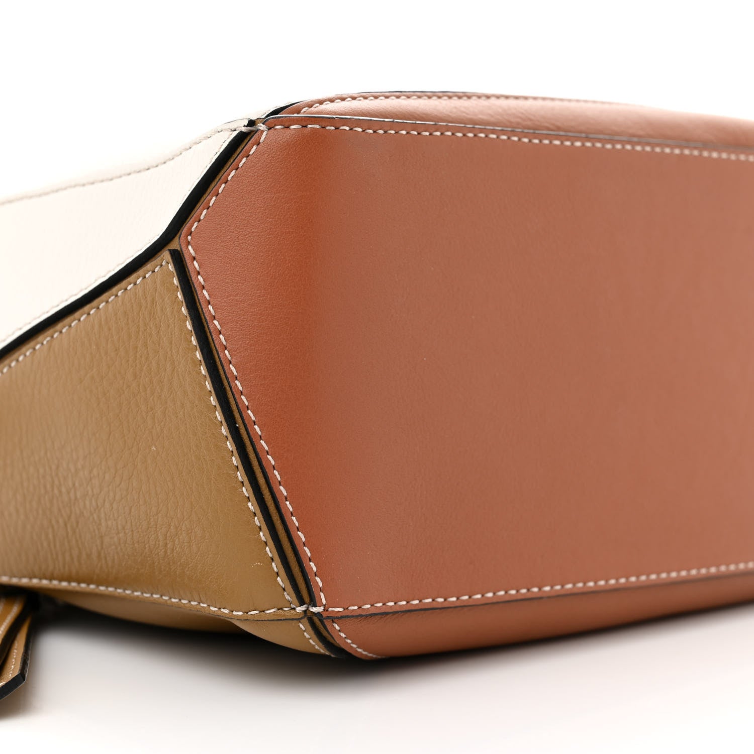 Loewe Calfskin Small Puzzle Bag Ochre 8 of 10