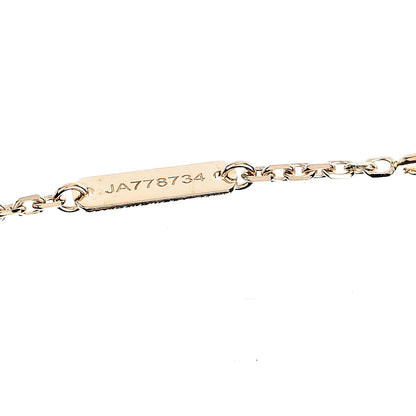 Van Cleef & Arpels 18K Yellow Gold Mother of Pearl Vintage Alhambra Pendant Necklace 5 of 6