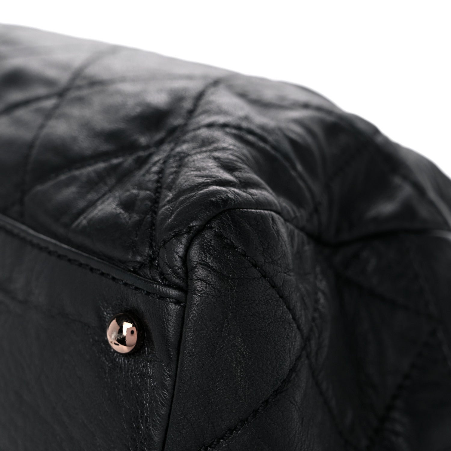 Chanel Lambskin Cloudy Bundle Bowler Black 8 of 15