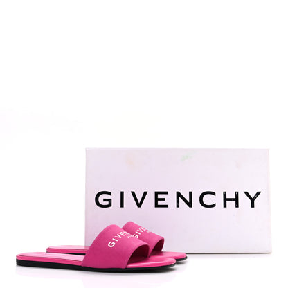Givenchy Canvas 4G Logo Mule Sandals 36 Neon Pink 11 of 11