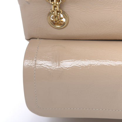 Chanel Distressed Patent Quilted 2.55 Reissue 226 Flap Beige 9 of 13
