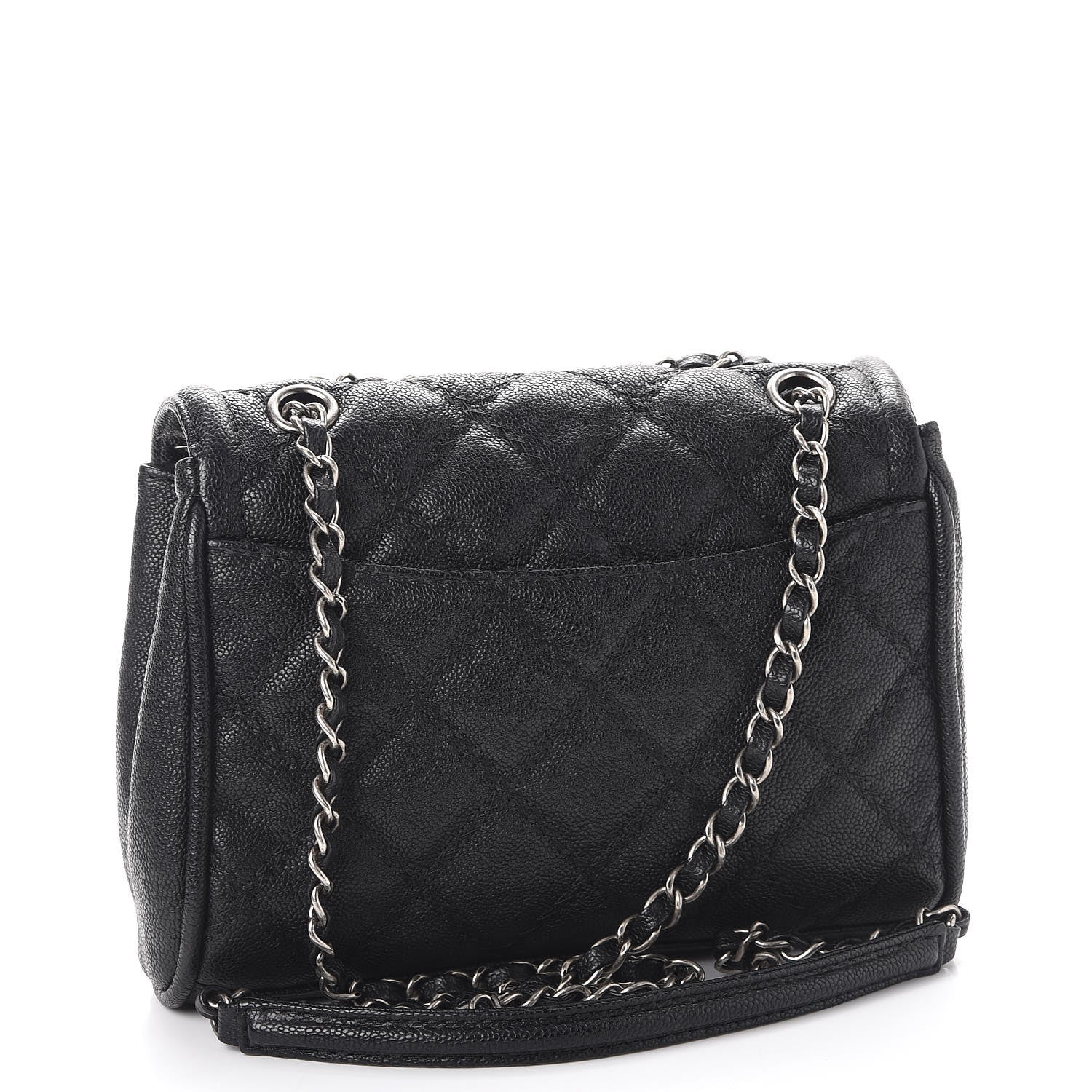 Chanel Caviar Stitched Small Flap Black 4 of 9