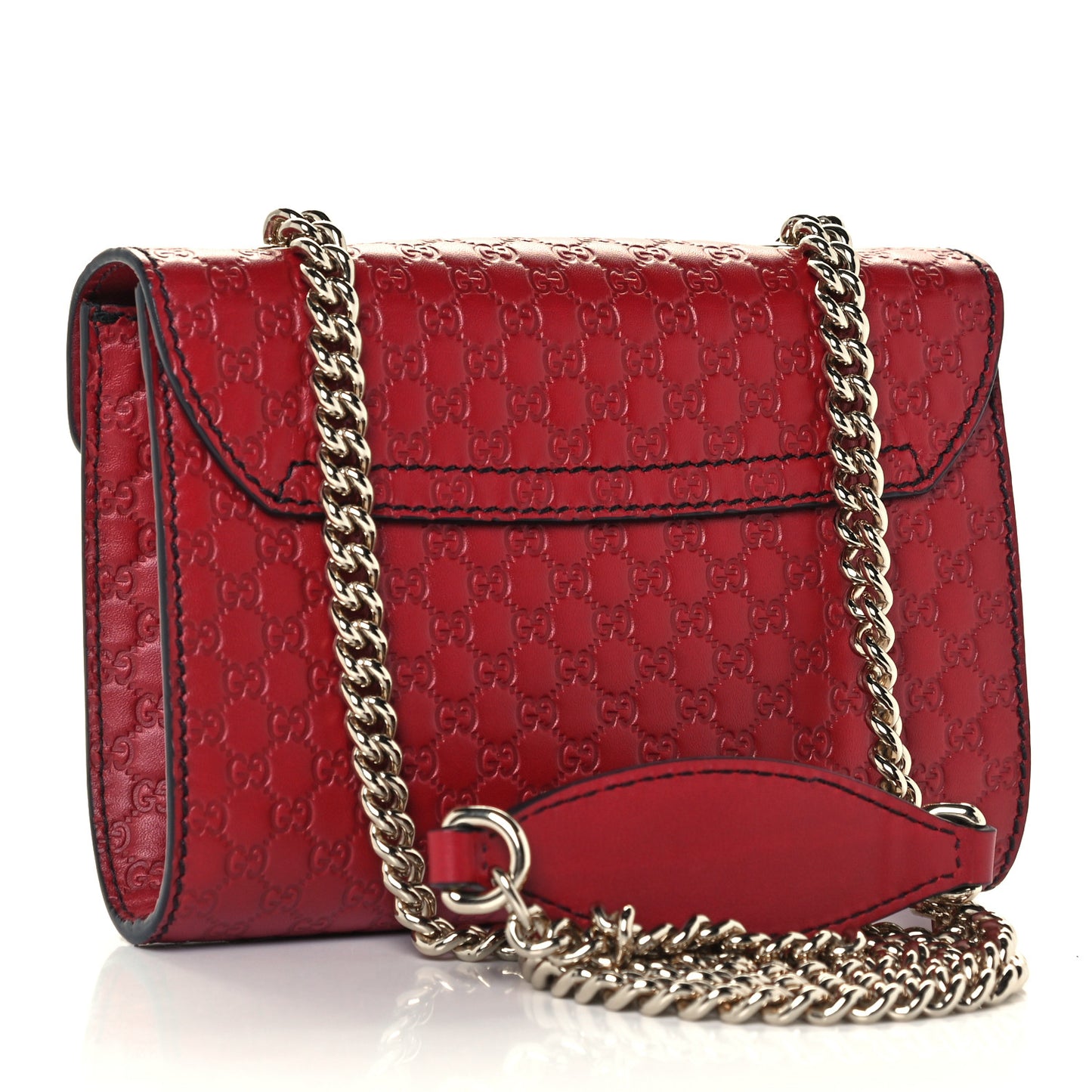 Soft Microguccissima Mini Emily Chain Shoulder Bag Rosso