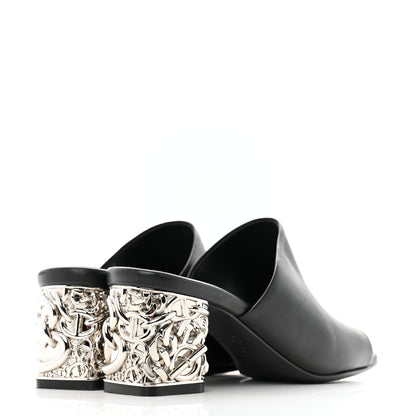 Hermes Nappa Glossy 60 Sandals 36 Black 5 of 10