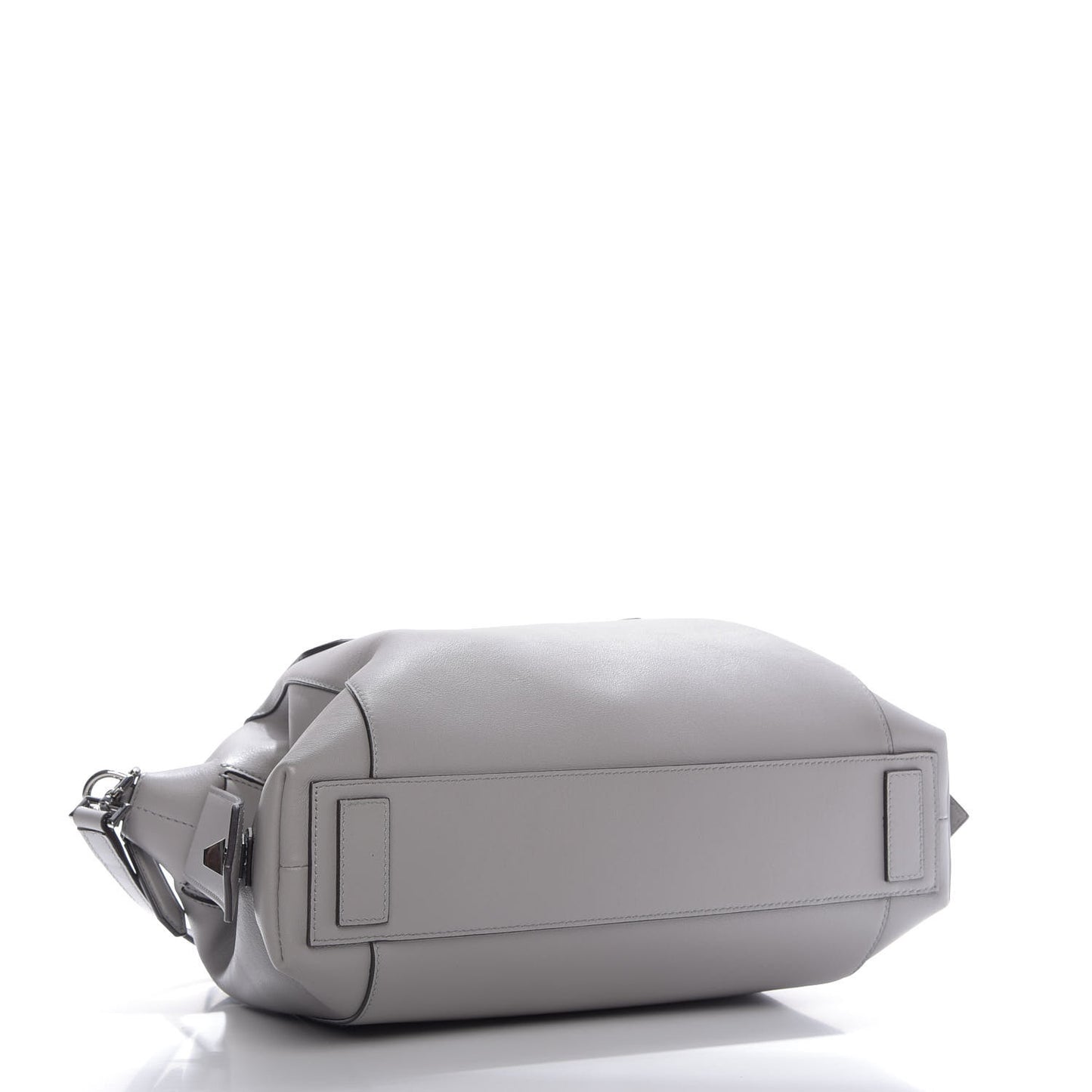 Soft Calfskin Small Antigona Pearl Grey