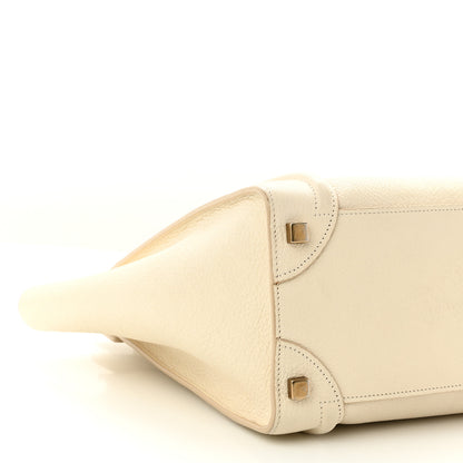 Celine Goatskin Micro Luggage White 8 of 18