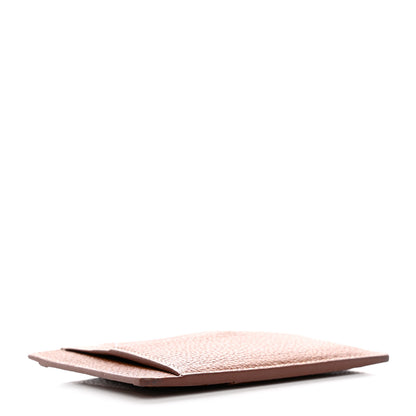 Hermes Barenia Faubourg City 3CC Card Holder Fauve 4 of 8