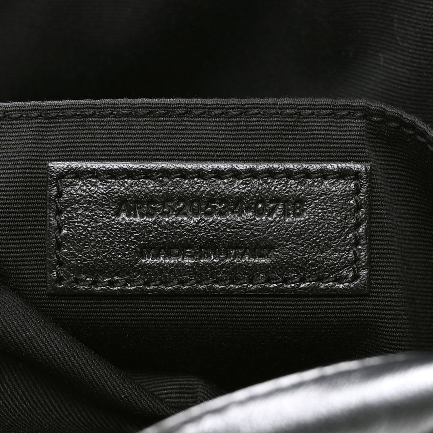 Calfskin Matelasse Monogram Lou Camera Bag Black