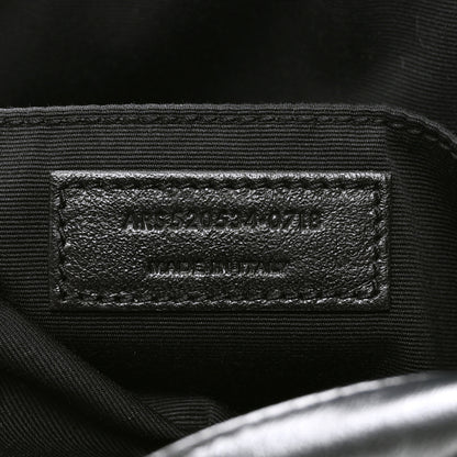 Saint Laurent Calfskin Matelasse Monogram Lou Camera Bag Black 7 of 13