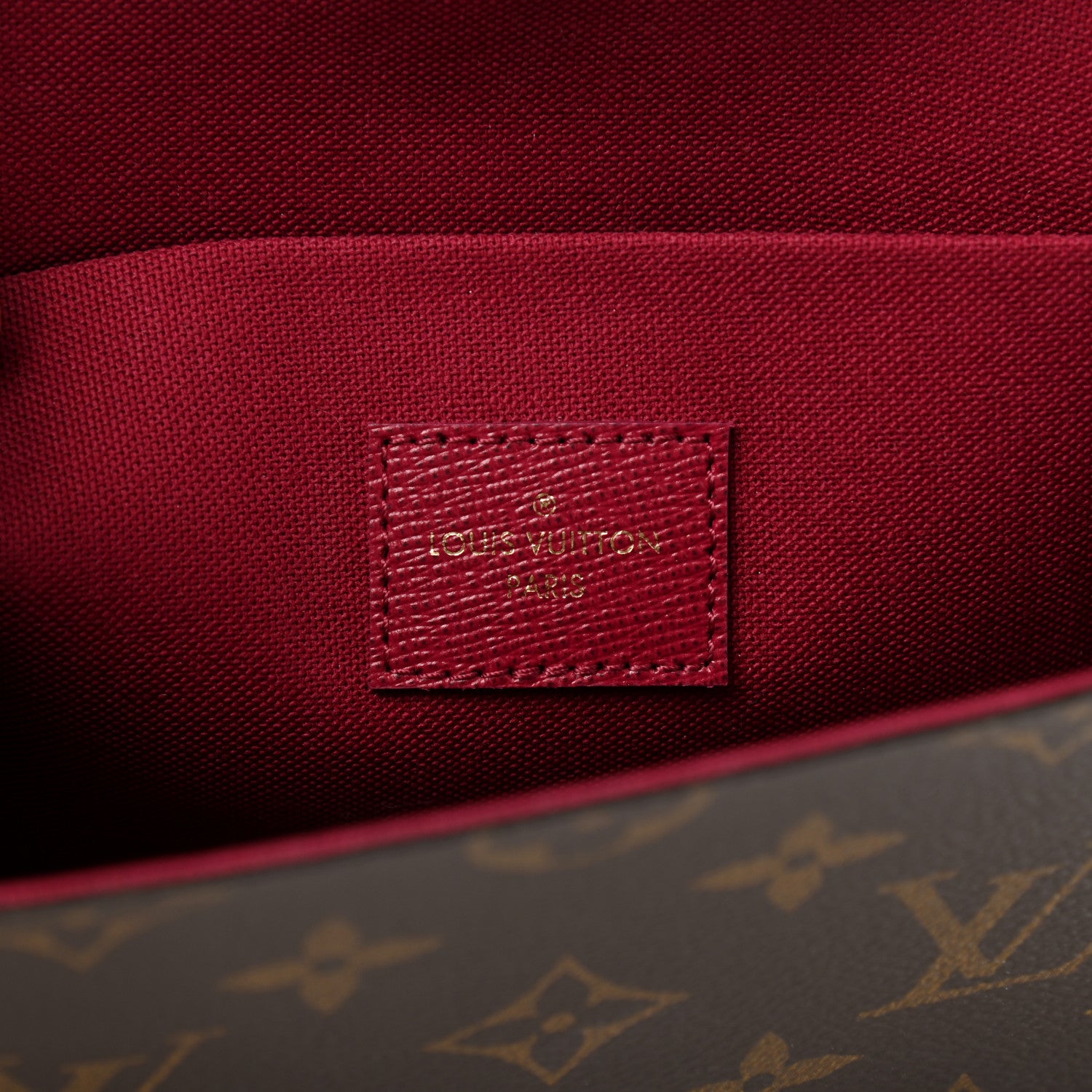 Louis Vuitton Monogram Pochette Felicie Chain Wallet Fuchsia 6 of 9