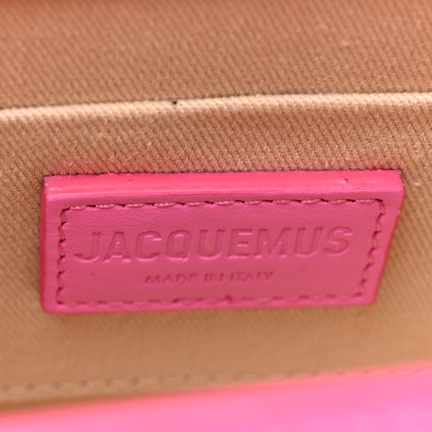 Jacquemus Smooth Calfskin Le Chiquito Moyen Neon Pink 6 of 11