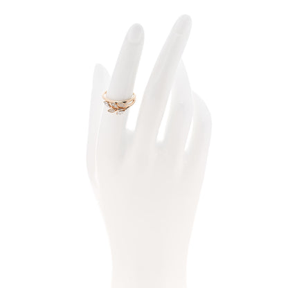 Tiffany 18K Rose Gold Diamond Victoria Vine Ring 52 6 2 of 4