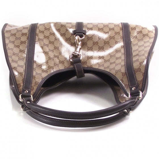 Gucci MONOGRAM CRYSTAL JOY BARDOT 5 of 9
