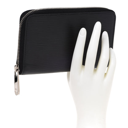 Louis Vuitton Epi Zippy Compact Wallet Black 2 of 9
