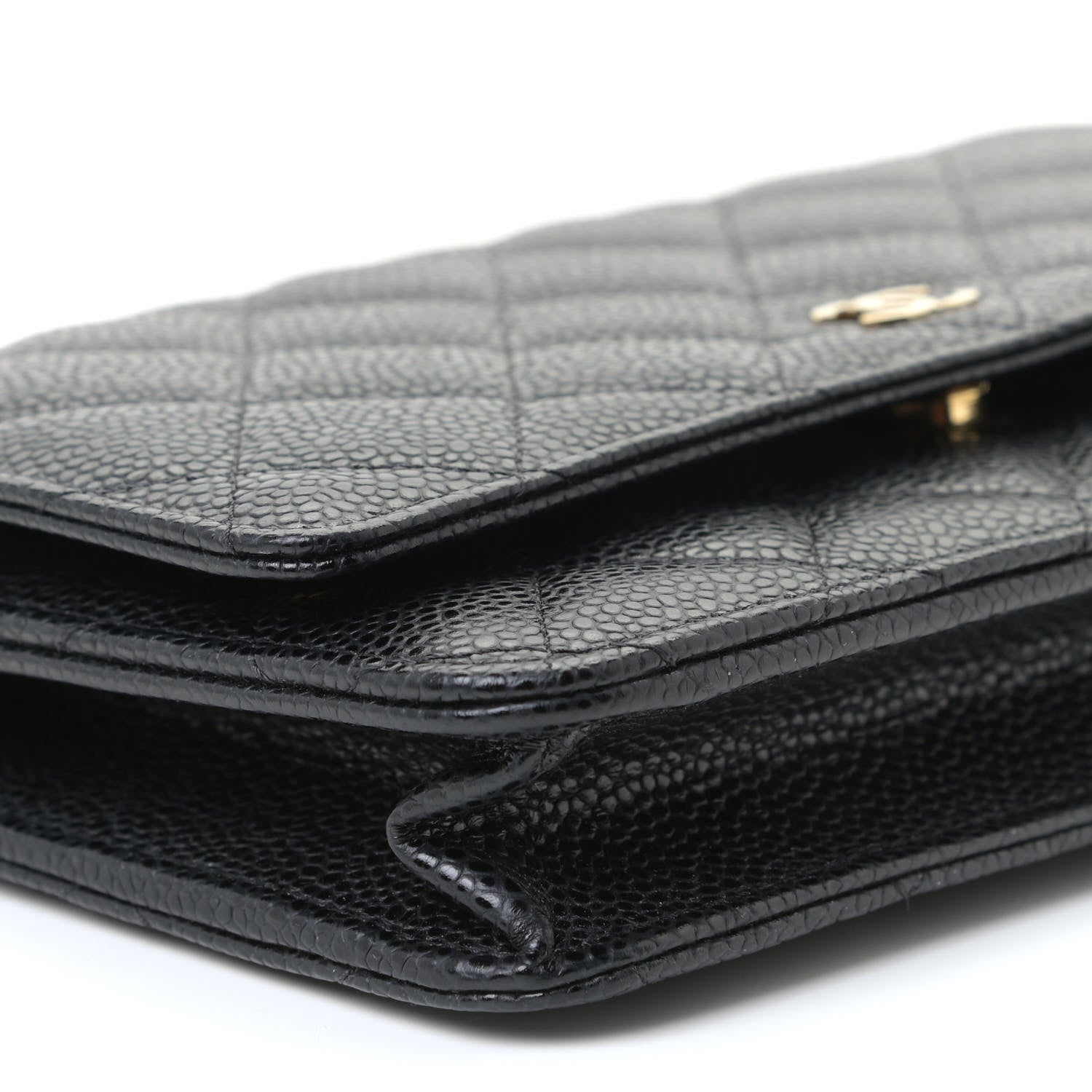 Chanel Caviar Quilted Wallet On Chain WOC Black 5 of 11