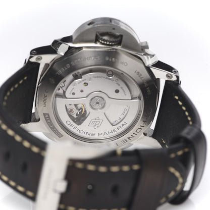 Panerai Stainless Steel Calfskin 44mm Luminor Marina 1950 Automatic Watch Black PAM00359 5 of 9