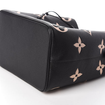 Louis Vuitton Empreinte Monogram Giant Neonoe MM Black Beige 9 of 9