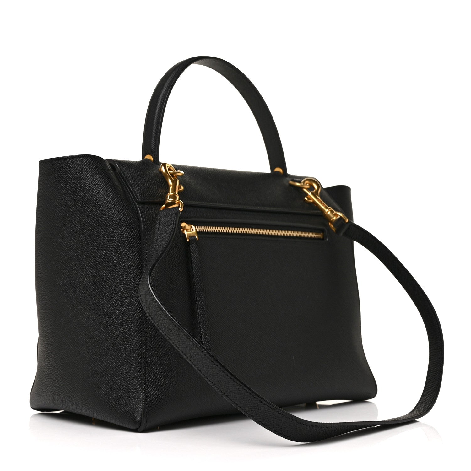 Celine Grained Calfskin Mini Belt Bag Black 3 of 8