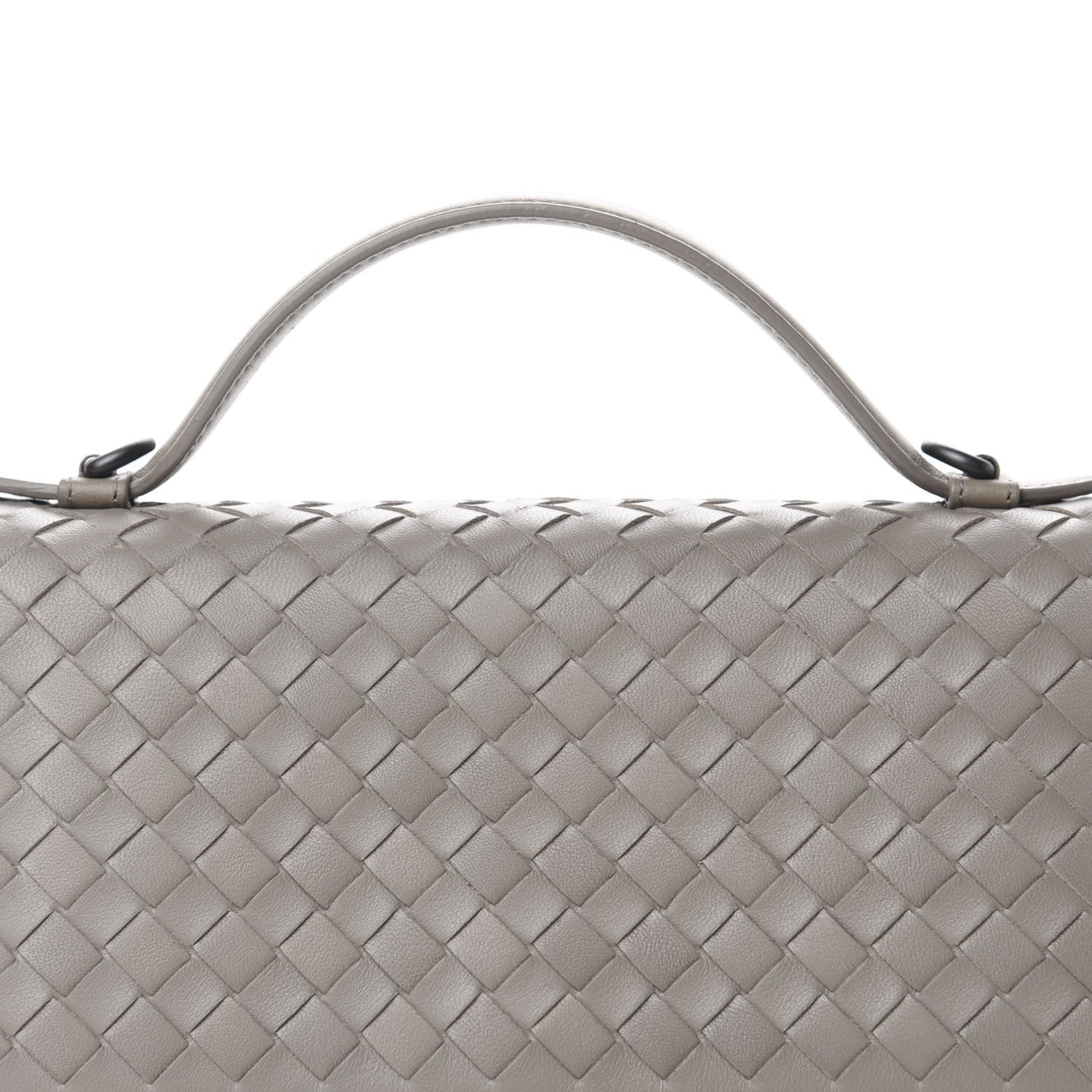 Nappa Intrecciato Alumna Bag Limestone