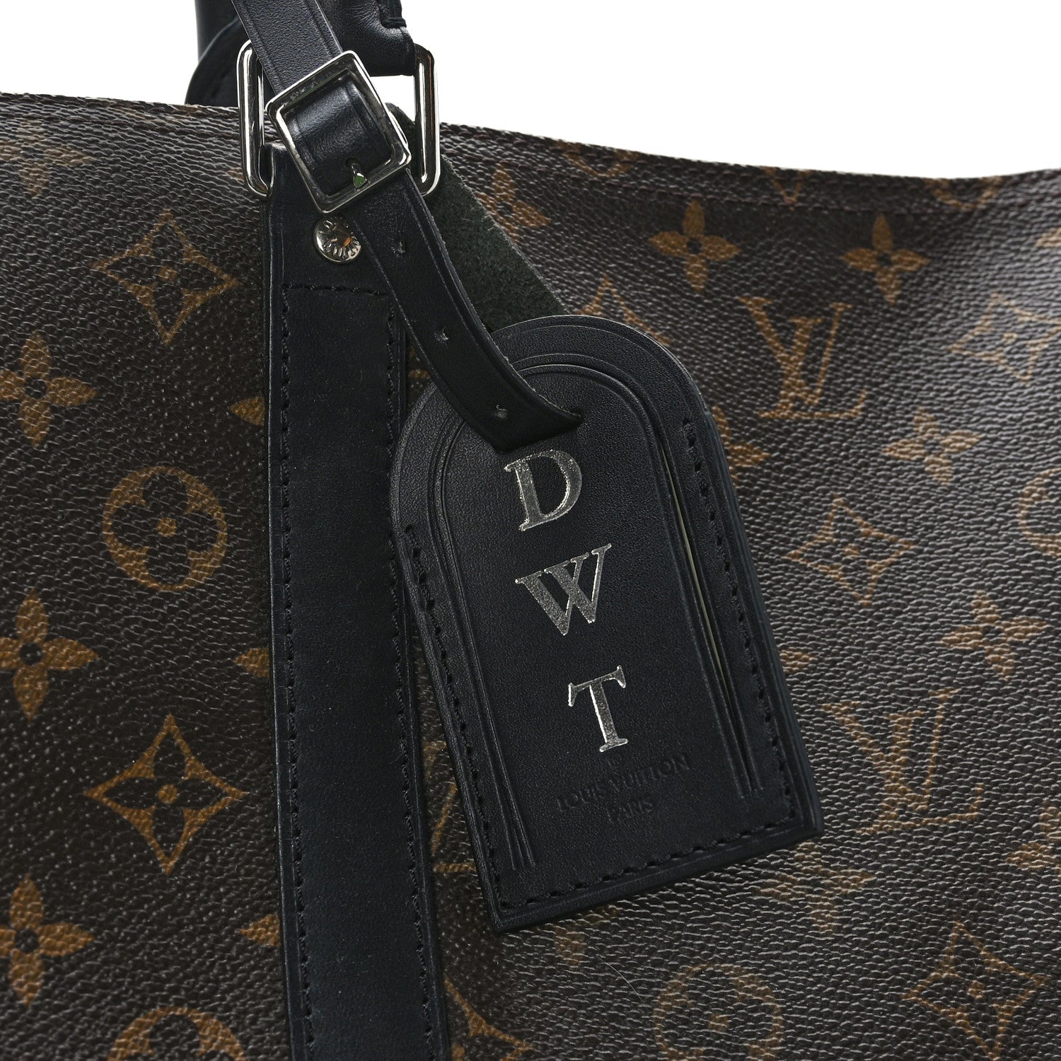 Louis Vuitton Monogram Macassar Keepall Bandouliere 55 12 of 12