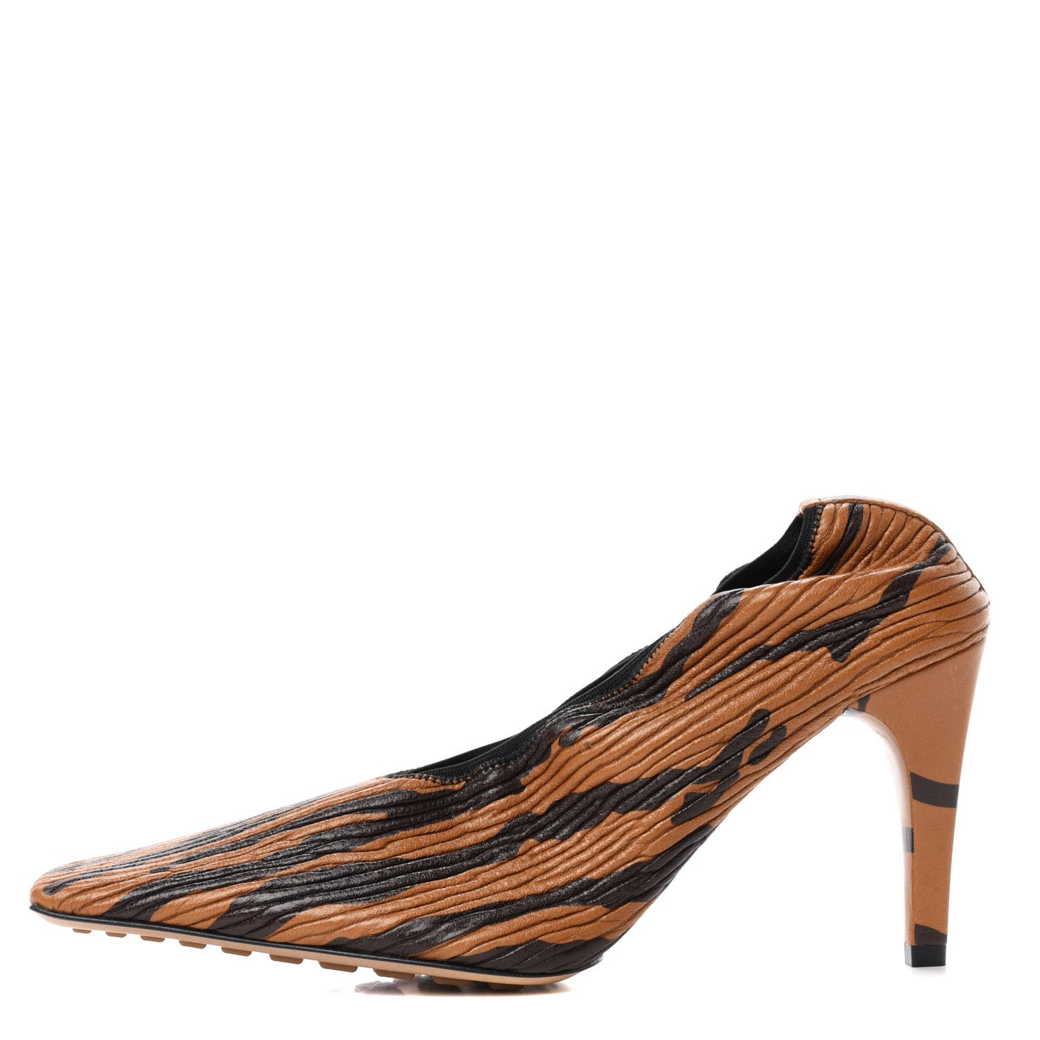 Bottega Veneta Textured Nappa Pumps 36 Bronze Skin 1 of 10