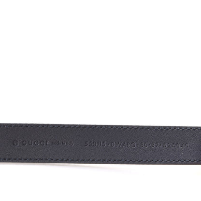 Gucci Calfskin Torchon Double G 20mm Belt 80 32 Off White Blue Red 5 of 6