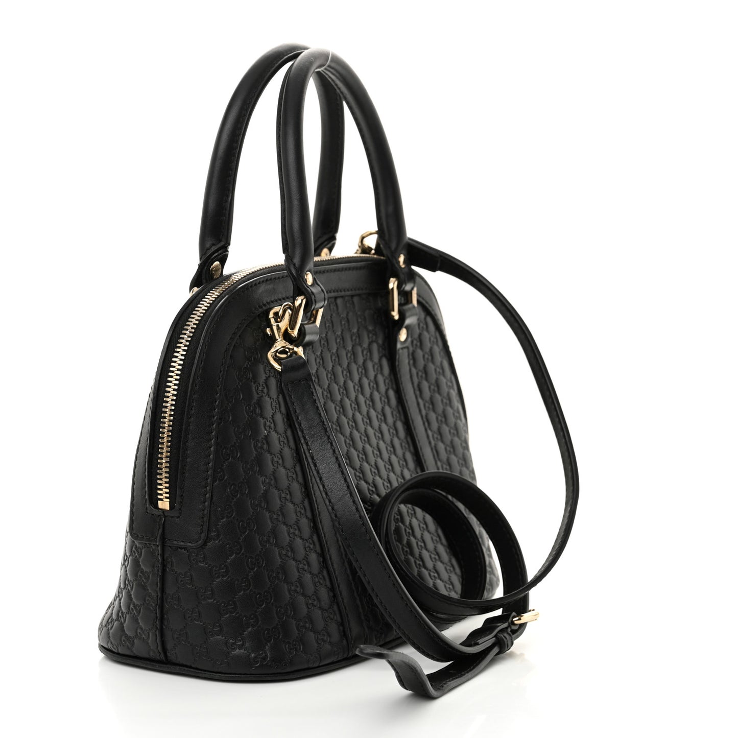 Microguccissima Mini Dome Bag Black