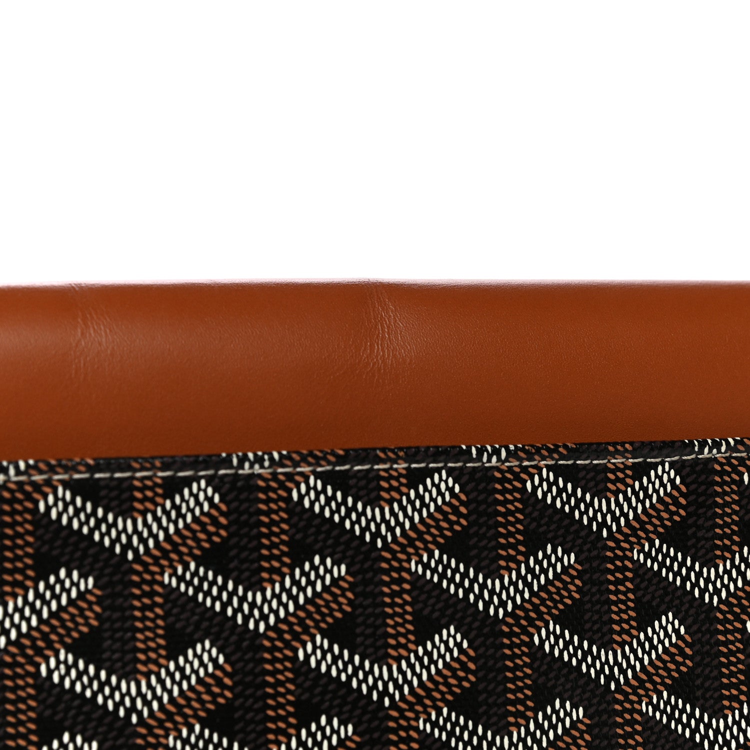 Goyard Goyardine Commando Envelope 2 Flat Large Pouch Black Gold 9 of 14
