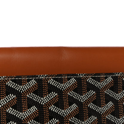 Goyard Goyardine Commando Envelope 2 Flat Large Pouch Black Gold 9 of 14