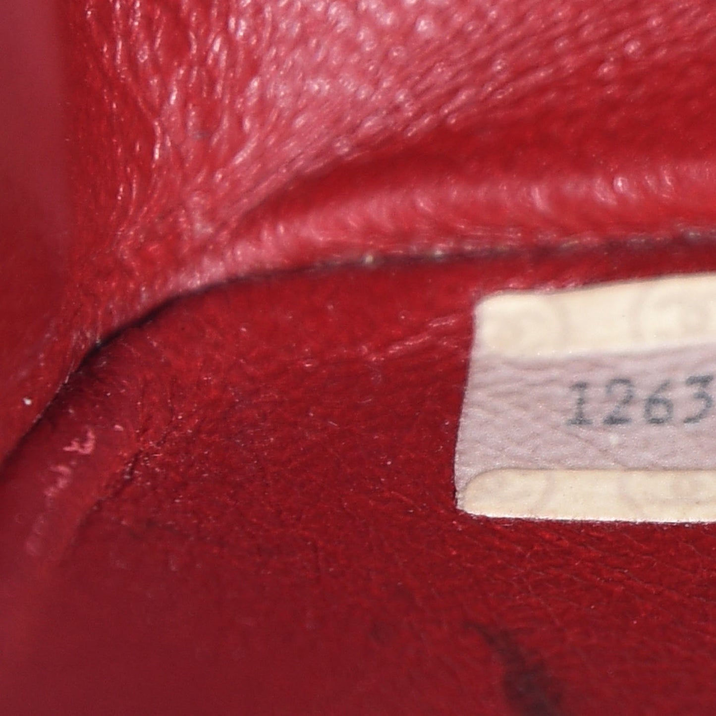 Lambskin Quilted Small Single Flap Red