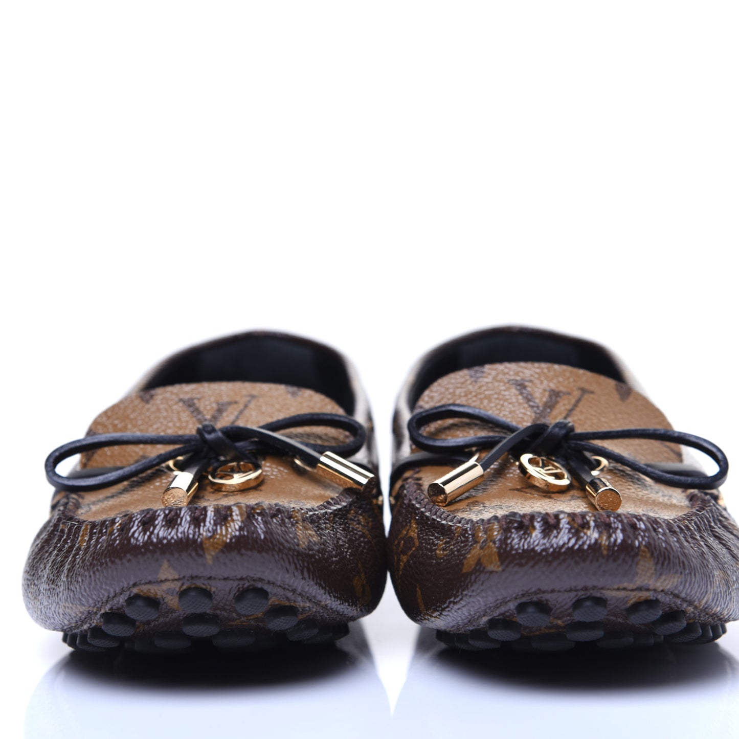 Patent Reverse Monogram Gloria Loafers 39