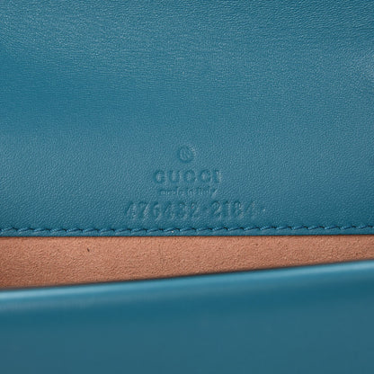 Gucci Velvet Super Mini Dionysus Shoulder Bag Pavone Cyan 6 of 7