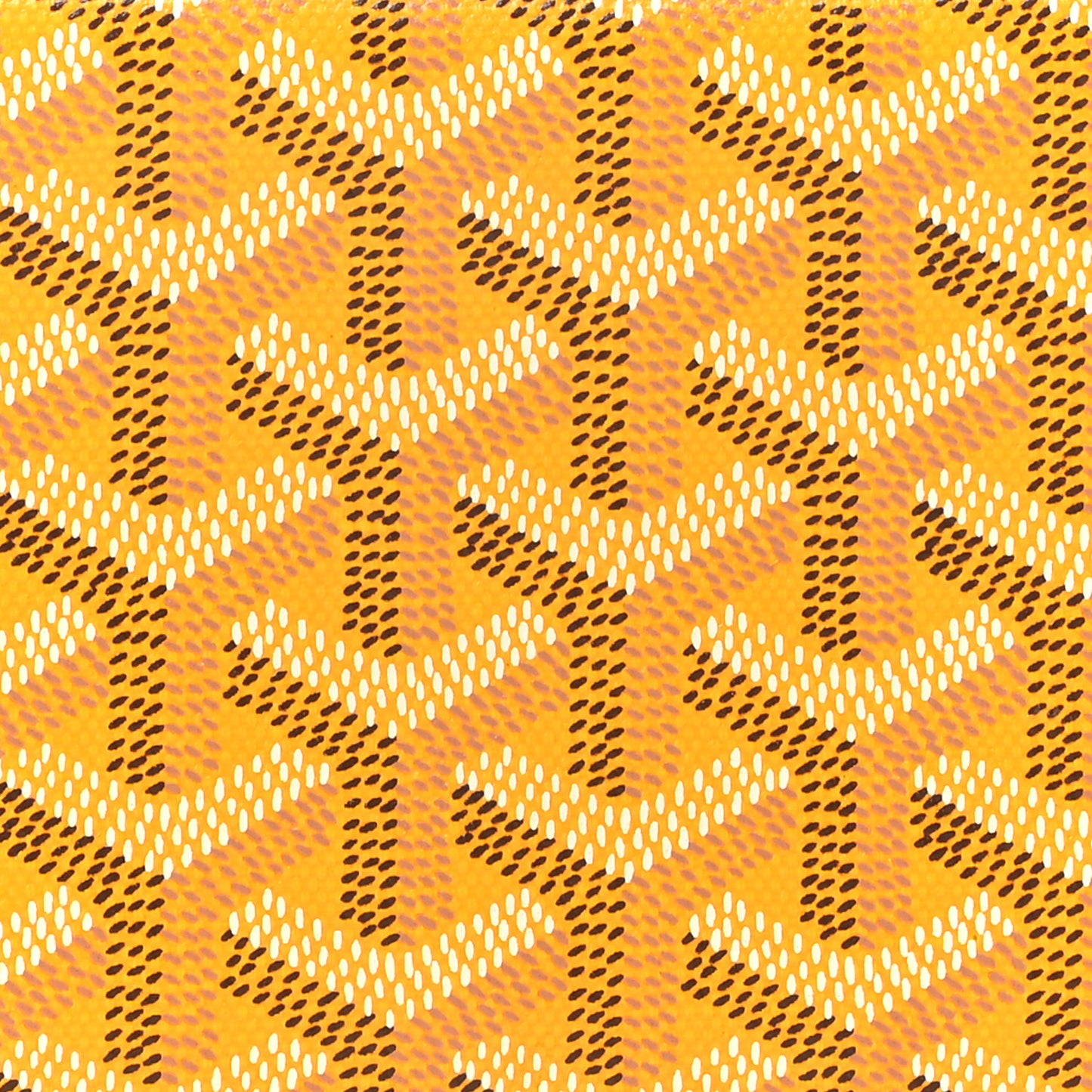 Goyardine Richelieu Wallet Yellow