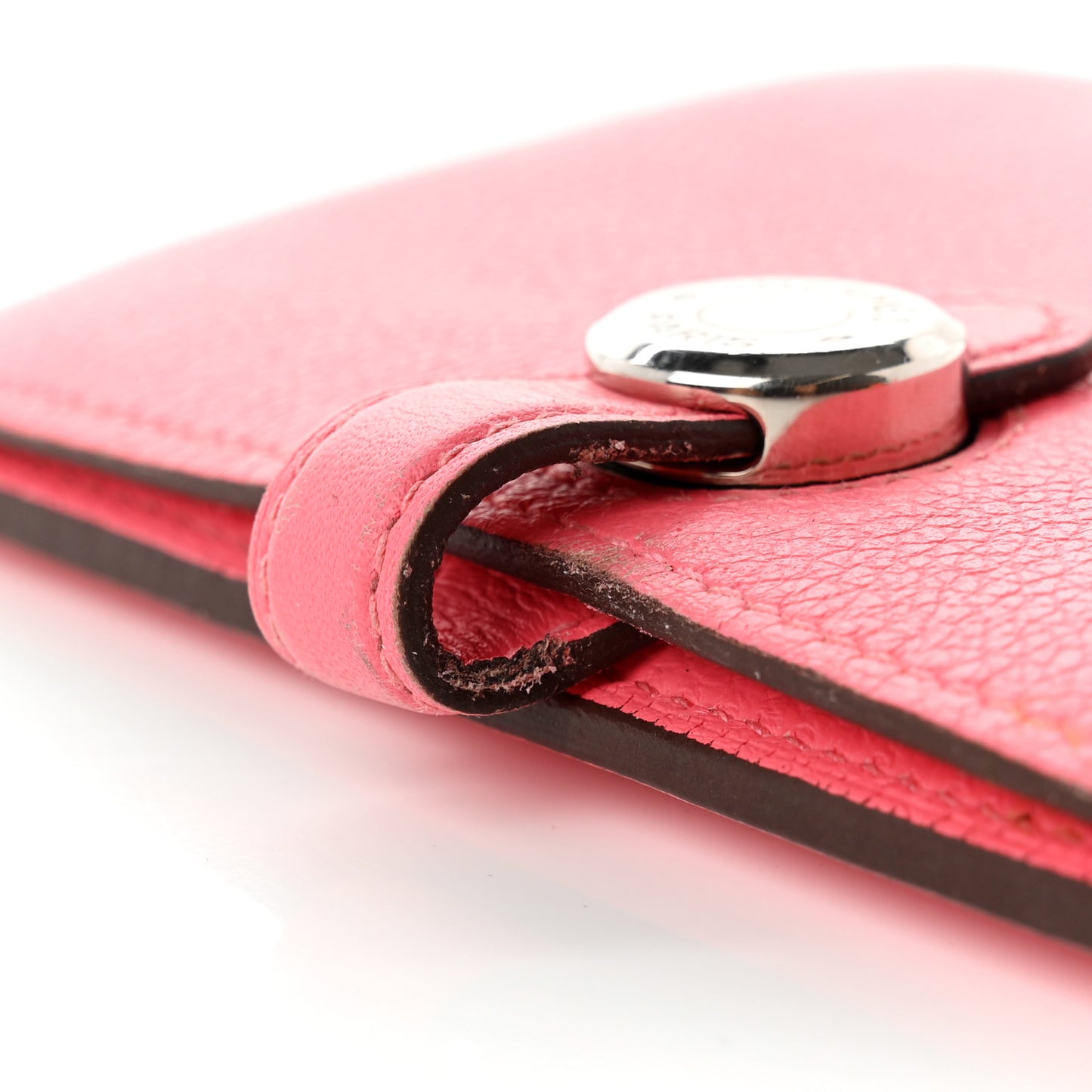 Evercolor Dogon Compact Wallet Rose Azalee